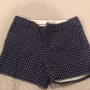 Navy blue & white shorts